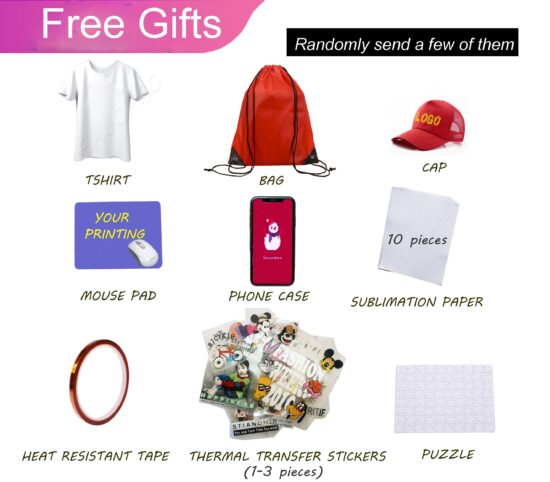 Heat Press Machine T-shirt Heat Transfer Printer For Mug/Cap/football/bottle/pen/shoes 15-In-1 Combo Multifunctional Sublimation - Image 2