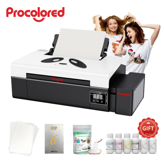 Printer For T-Shirts, Print DTF A3 Print Machine DTF T shirt Printer Print Direct to Transfer Film Sublimation