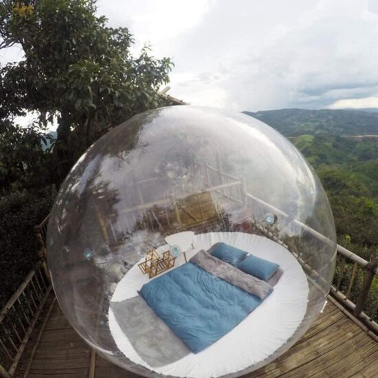 Inflatable Bubble Igloo Tent Transparent 360° Dome with Air Blower For Camping Product Showcase Advertising Event Exhibition also - Image 4
