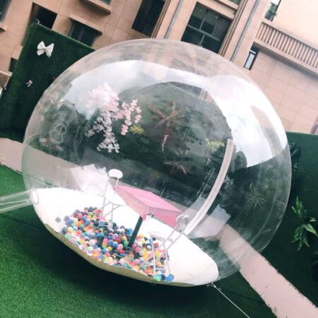 Inflatable Bubble Igloo Tent Transparent 360° Dome with Air Blower For Camping Product Showcase Advertising Event Exhibition also