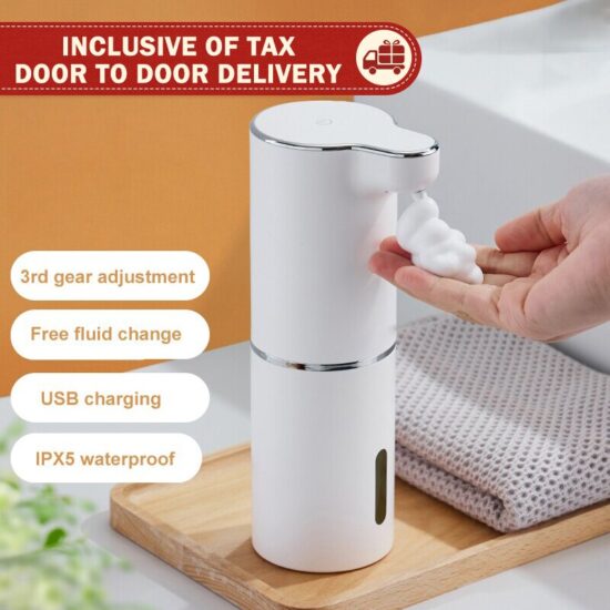 Automatic Foam Soap Dispensers Smart Machine Infrared Pump Hand Sanitizer 300ML