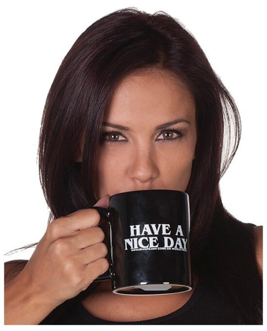 Coffee Mug With Print Middle Finger Funny Cup for Employees Your Friends Creative Novelty Gifts - Image 4