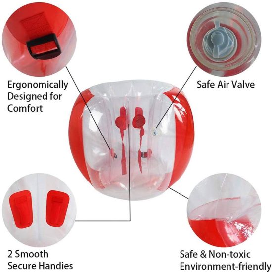 Bubble Ball Bumper Toys PVC Inflatable Bumper Ball Color Matching Sports Physical Active Play For Most of The Ages - Image 2