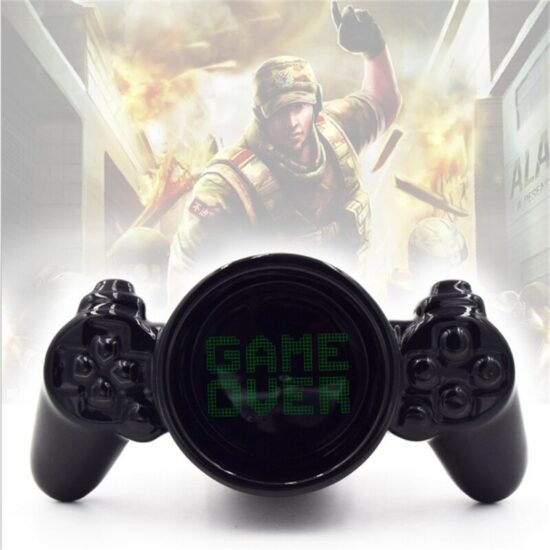 Ceramic Game Over Coffee Mug Creative 3D Game Controller Handle Cup For Home Office Game Boy Best Gift - Image 2