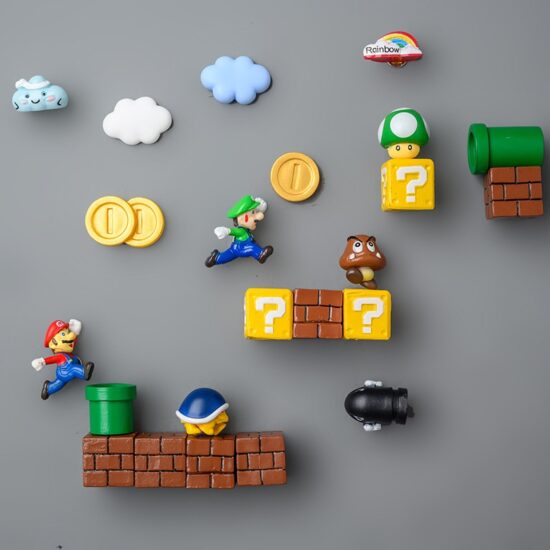 Magnet Stickers Anime Super Mario Game Character Fridge Decorations Photo Wall Novelty Cute Souvenir Xmas Gifts - Image 3