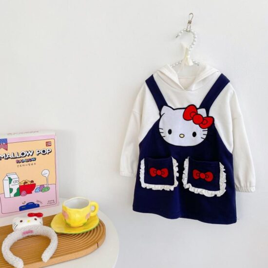 Anime Peripheral Children's Sweater Cute Anime Hoodie Soft Comfortable and Breathable Sanrio's Hello Kitty My Melody - Image 4