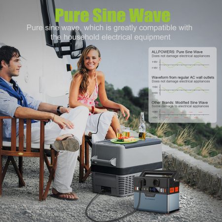 Portable Generator Powering bank 110V-220V AC 300W 78,000-mAh Power Station For Camping Car Refrigerator TV Laptops
