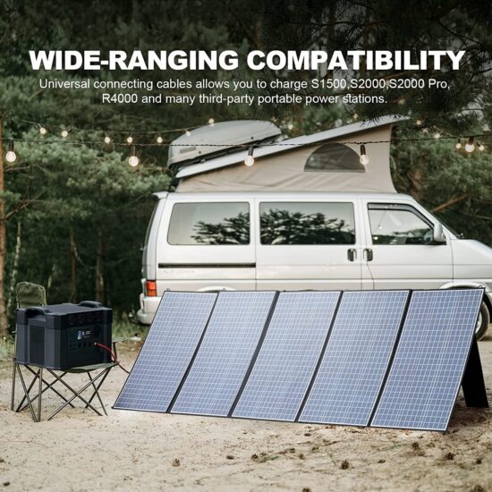 Solar Charger Portable Waterproof Foldable Solar Panel 400W/60W for Camping RV Garden Roof - Image 2