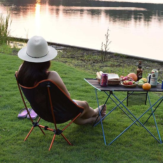 Folding Chair High Load Outdoor Camping Chair Portable Beach Hiking Picnic Seat Travel Ultralight Fishing Tool