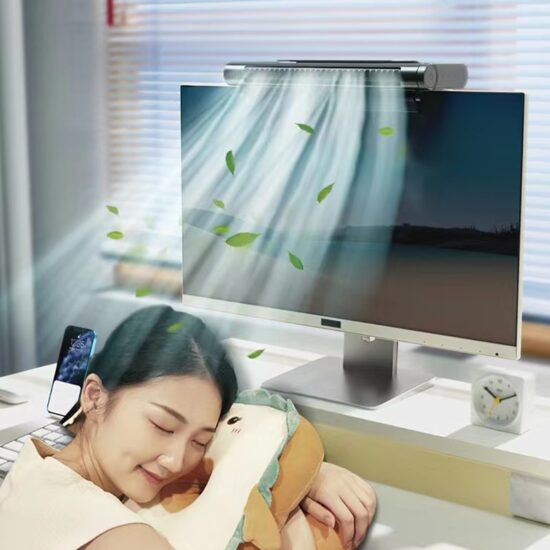 Portable Air Conditioner Rechargeable Electric fan Adjustable Misting Air Cooler Night Light Quiet - Image 2