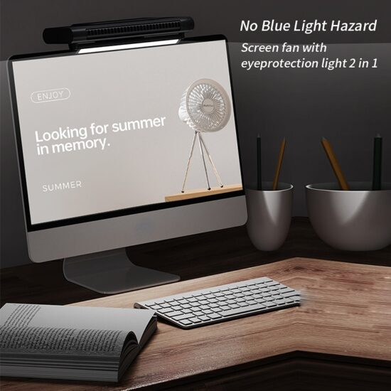 Portable Air Conditioner Rechargeable Electric fan Adjustable Misting Air Cooler Night Light Quiet - Image 3