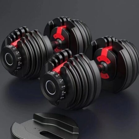 Adjustable Dumbbell Set Equipment Weights Strength Training Arm Weightlifting Exercise Home Use Free Quick
