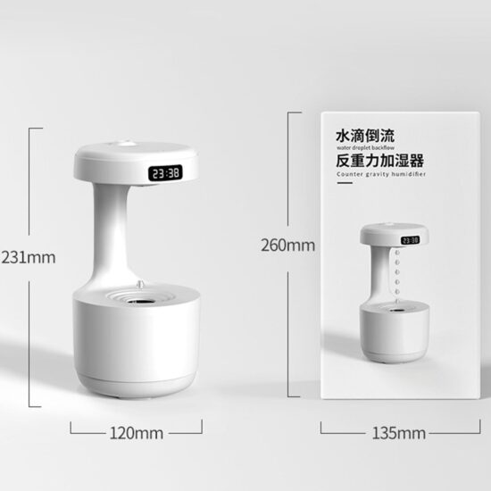 Air Humidifier Purifier Anti Gravity ultrasonic bubble Humidifier Diffuser 300/800ml Mini Mist Sprayer weightless - Image 5