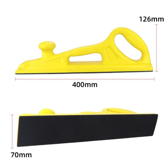 Manual Sandpaper Machine Hand Handheld Polisher Sander Holder For Car Woodworking 70x400mm - Image 4