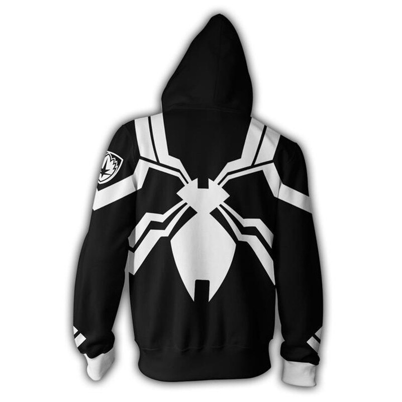 Miles Morales Spiderman Cosplay Costumes Jacket Hoodies Zipper Sweatshirt Peter Parker iron man Hoodie Hat Coats