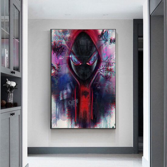 Miles Morales Spider Man Film Poster And Print Canvas Painting Wall Avengers Art For Home Decoration, Gifts - Image 3