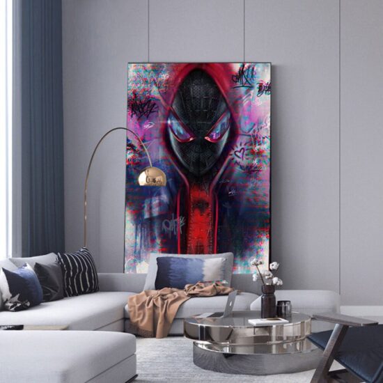 Miles Morales Spider Man Film Poster And Print Canvas Painting Wall Avengers Art For Home Decoration, Gifts - Image 2