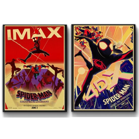 Miles Morales Spider Man Film Poster Canvas Painting Spider Verse Disney Decor Bar Cafe Wall, Gifts - Image 2
