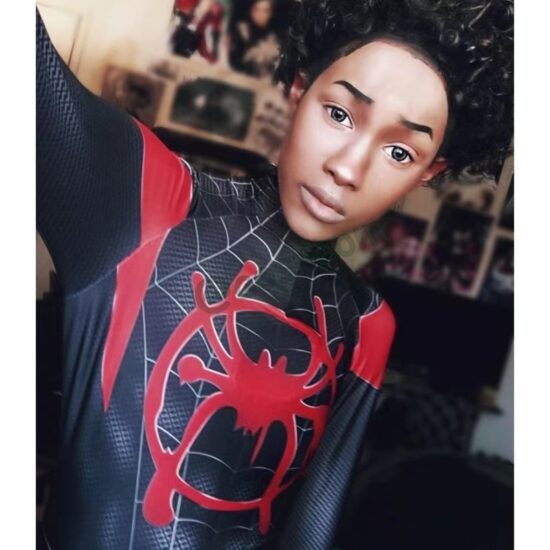 Miles Morales Spiderman Cosplay Costume Superhero Zentai Suit Bodysuit The Spider Verse Costume for Kids Adult Party Outfit - Image 5