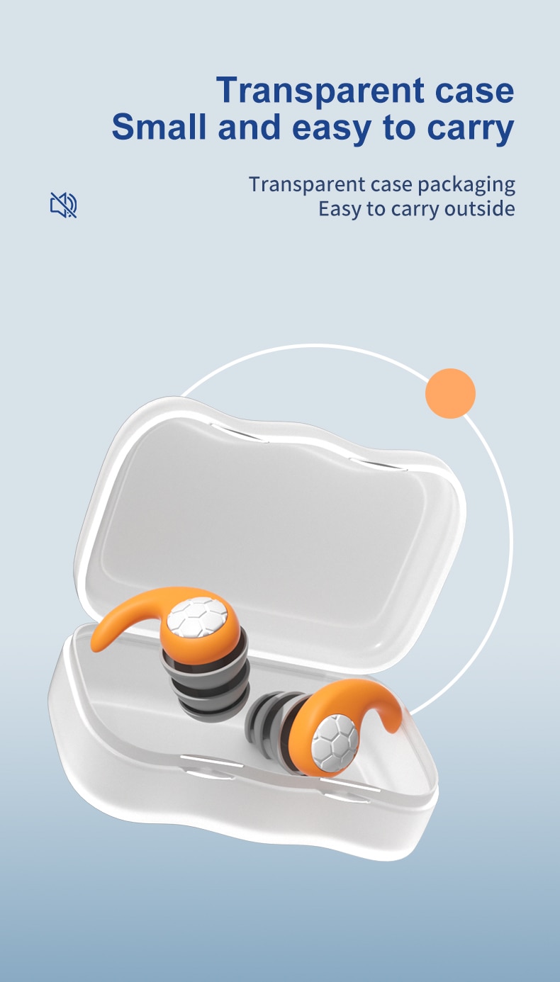 Sleep Noise Reduction Earplug Ear Protection Earplugs Anti-Noise Waterproof Plug For Travel Work