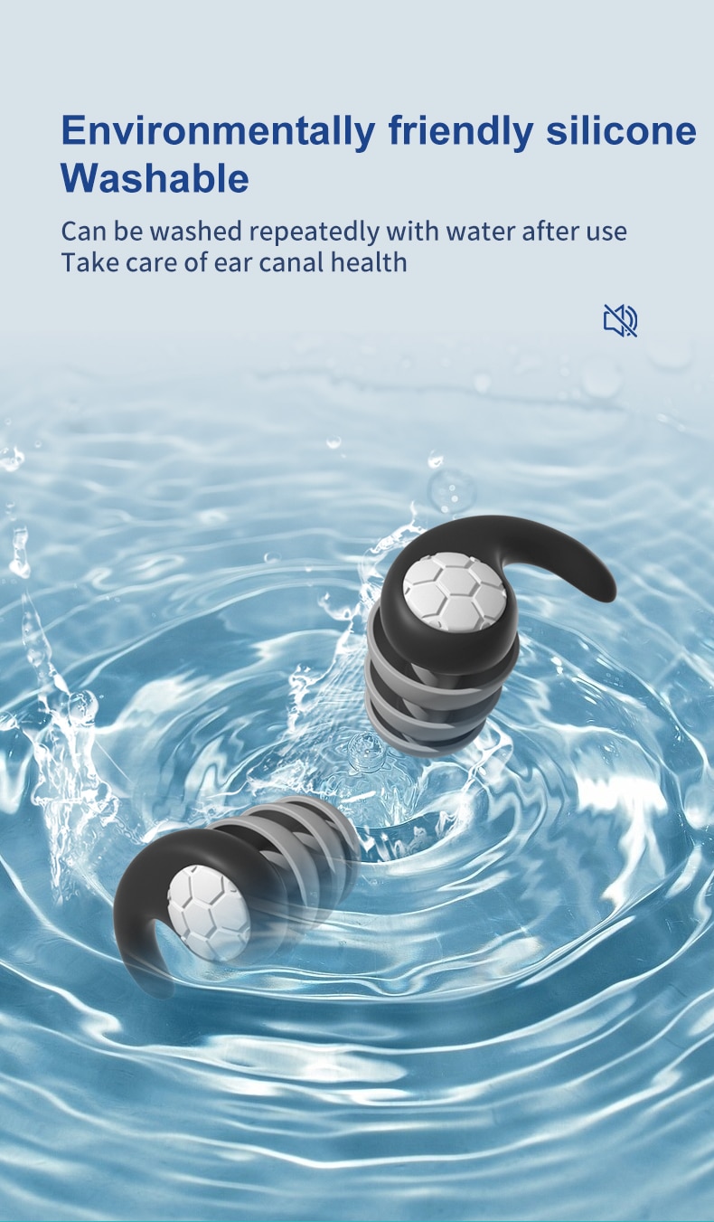 Sleep Noise Reduction Earplug Ear Protection Earplugs Anti-Noise Waterproof Plug For Travel Work