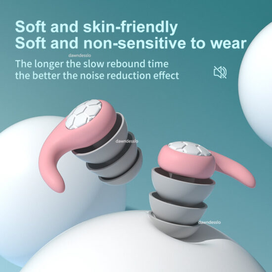 Sleep Noise Reduction Earplug Ear Protection Earplugs Anti-Noise Waterproof Plug For Travel Work - Image 5