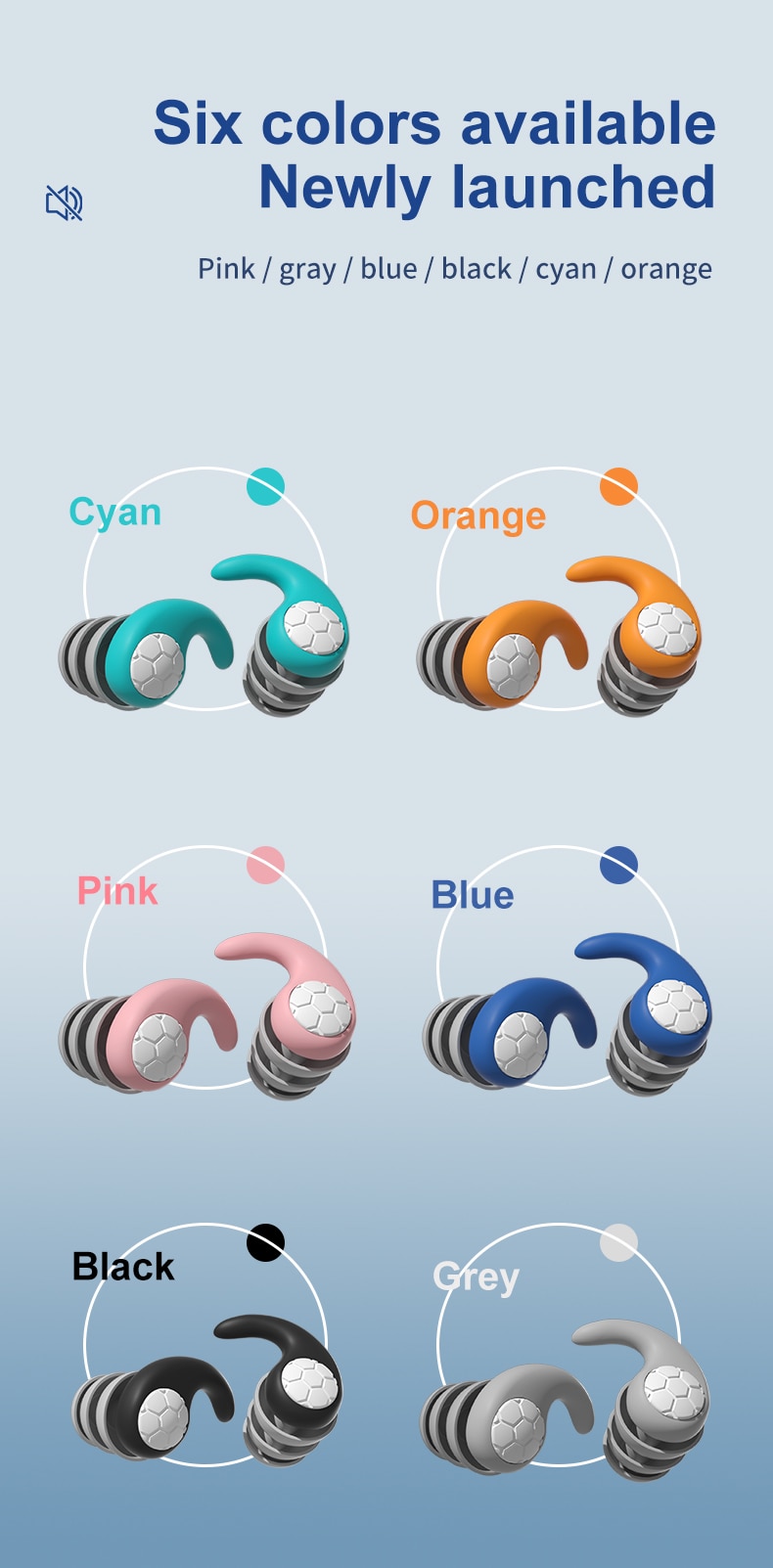 Sleep Noise Reduction Earplug Ear Protection Earplugs Anti-Noise Waterproof Plug For Travel Work