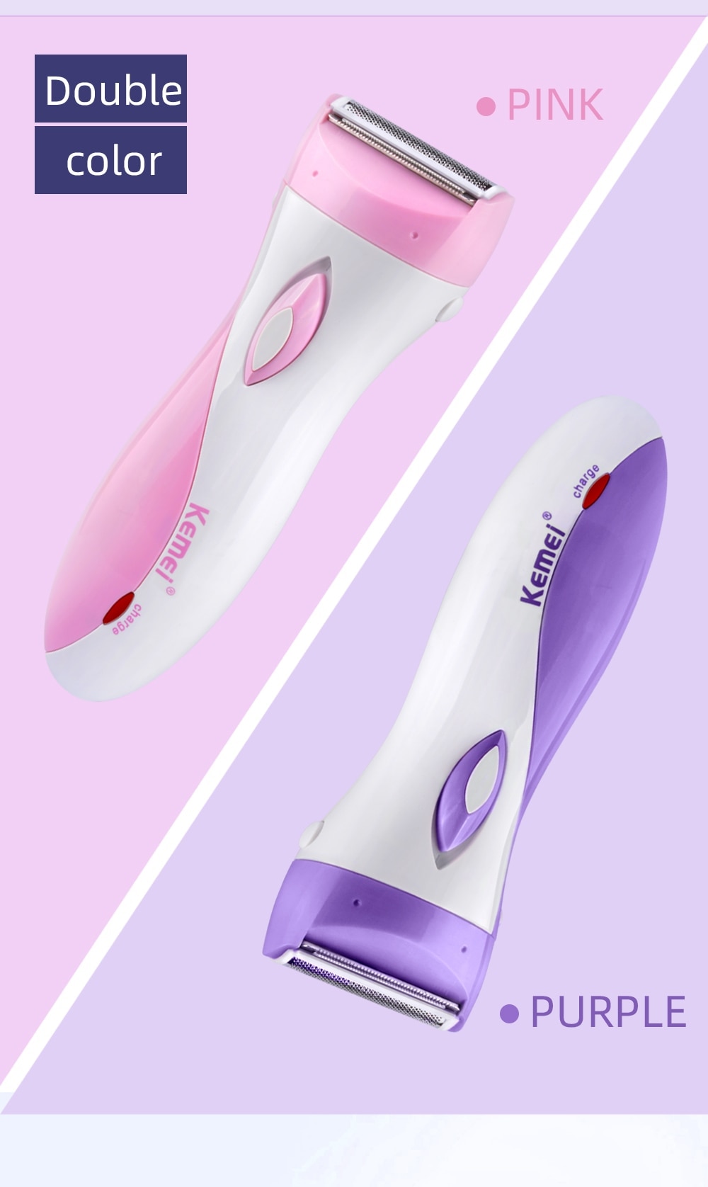 Device Electric Shaver Wool Epilator Shaving For Shaver Women Shave Wool KM-3018