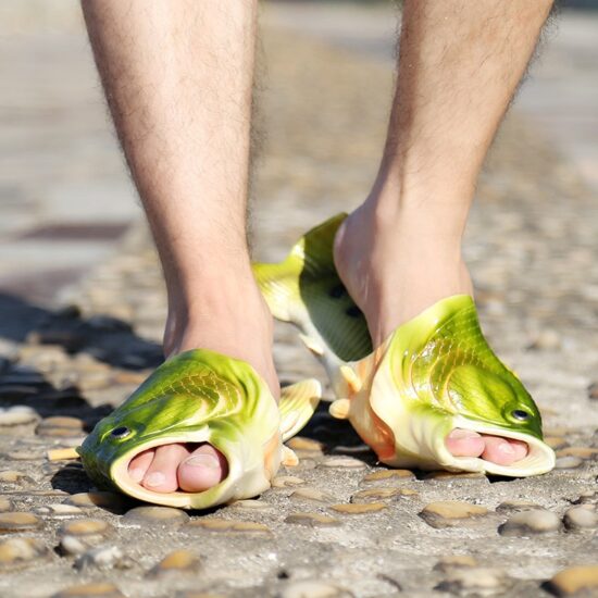 Fish Slippers Shoes Family Residential Shoes plus Size 33-47 Summer Beach Slippers Boys Unisex New Funny Slippers - Image 5
