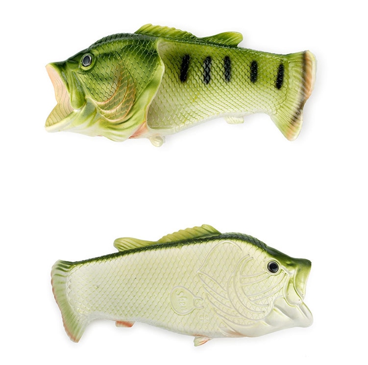 Fish Slippers Shoes Family Residential Shoes plus Size 33-47 Summer Beach Slippers Boys Unisex New Funny Slippers