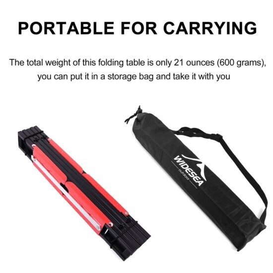 Camping Mini Portable Foldable Table for Outdoor Picnic Barbecue Tours Tableware Ultra Light Folding Computer Bed Desk - Image 3