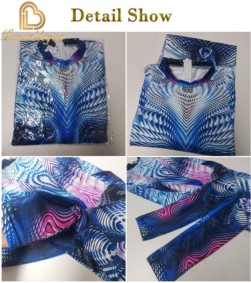 Bodysuit Colorful Machine Thumb Sleeves Cosplay Costume Front Zipper Jumpsuit Carnival Festival Outfit for Woman