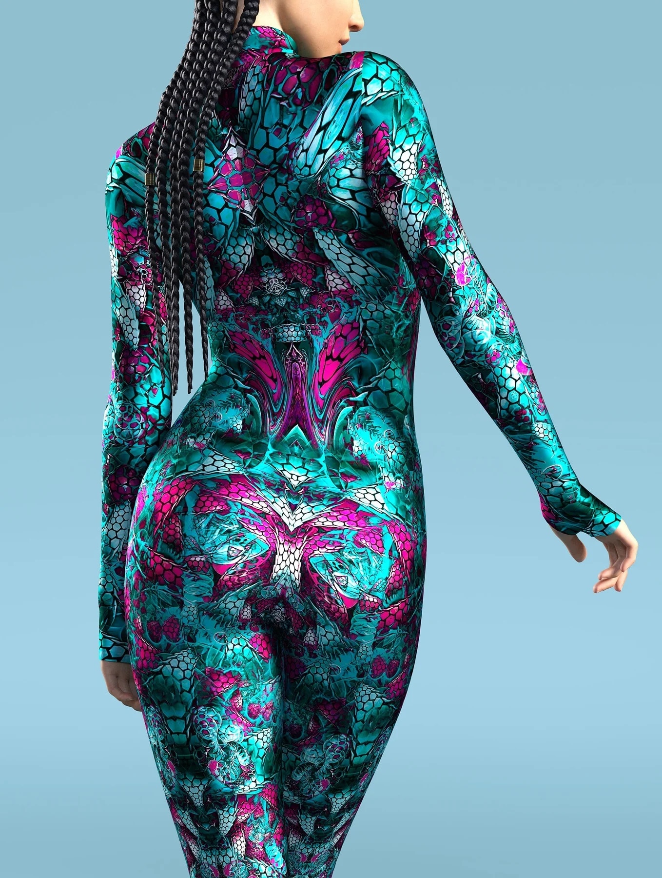 Sexy Skinny Jumpsuit Wear Onesie Cosplay Costume Elastic Multicolor Holiday Party Women Kids Rainbow Bodysuits Rompers