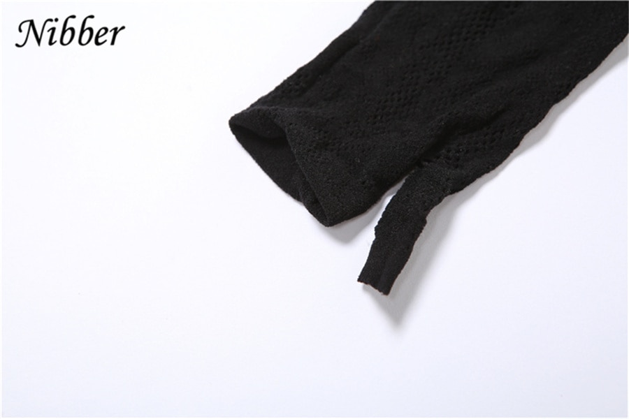 Jumpsuits Lace Hollowing Mesh Dress Midnight Women Sexy Inclined Shoulder Long Sleeve Patchwork Skinny Rompers For Club