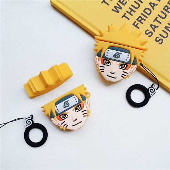 Airpods Cover Case Anime Naruto Kakashi Itachi Jiraiya Pain Gara Saski Earphone Case Soft Silicone Cute 3D - Image 4
