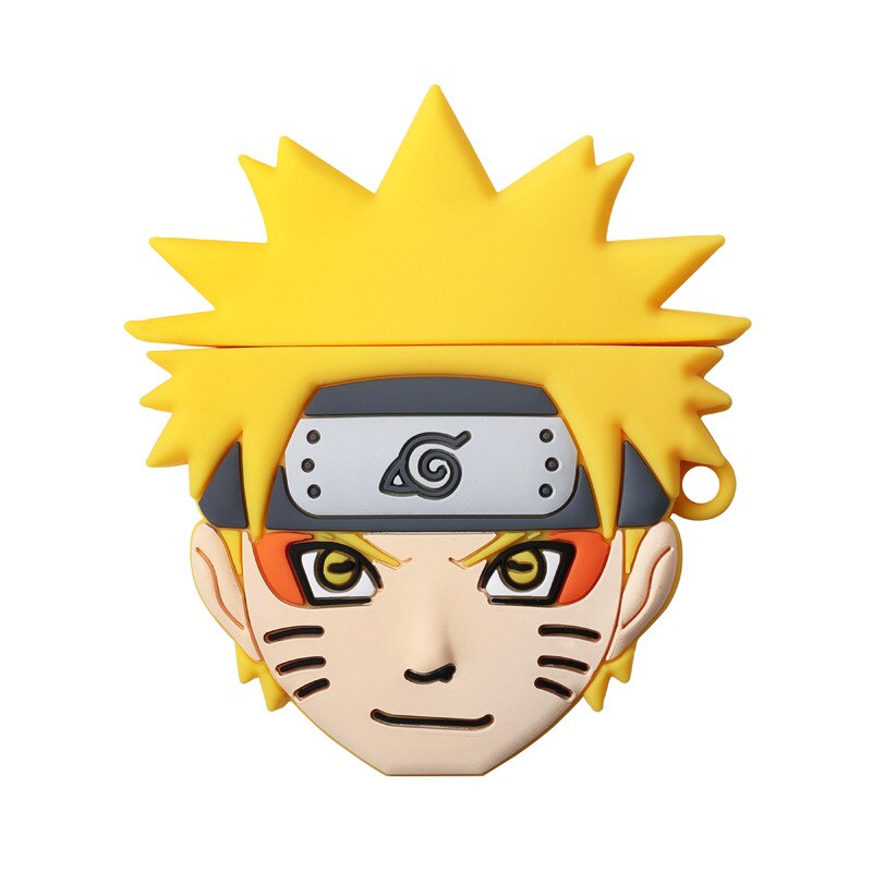 Airpods Cover Case Anime Naruto Kakashi Itachi Jiraiya Pain Gara Saski Earphone Case Soft Silicone Cute 3D