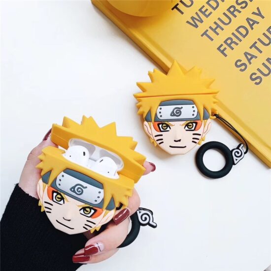 Airpods Cover Case Anime Naruto Kakashi Itachi Jiraiya Pain Gara Saski Earphone Case Soft Silicone Cute 3D - Image 5
