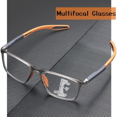 Multifocal Reading Glasses Men/Women Progressive Near/Far Eyewear Ultralight Sports Farsight Eyeglasses Anti-blue Light TR90