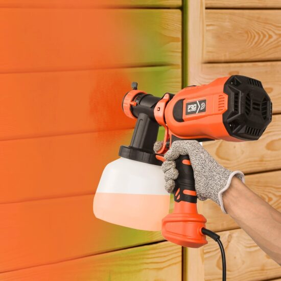 ⁦Electric Paint Spray Gun 4-Nozzle Sizes 1000ml/1200ml HVLP Household Paint Sprayer Flow Control Easy Spraying 600W/750W⁩ - الصورة ⁦3⁩