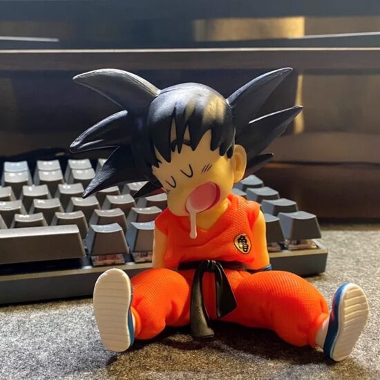 Figure Anime Dragon Ball Childhood Son Goku Model Toy GK Sleeping Scene Doll Decoration Gift 10CM - Image 2