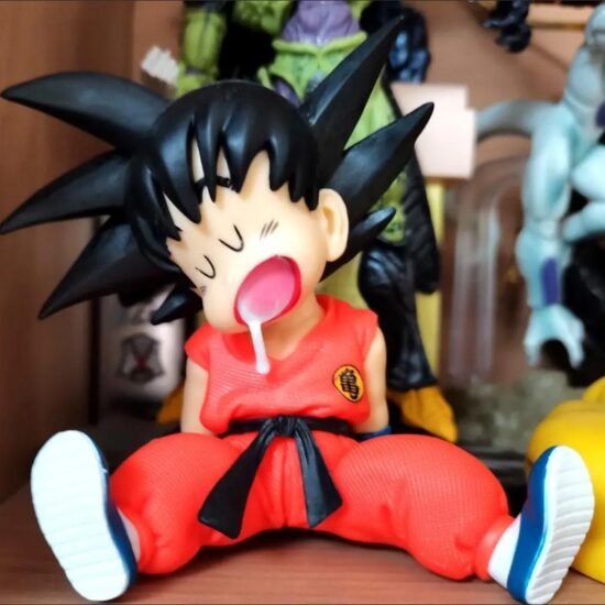 Figure Anime Dragon Ball Childhood Son Goku Model Toy GK Sleeping Scene Doll Decoration Gift 10CM - Image 5