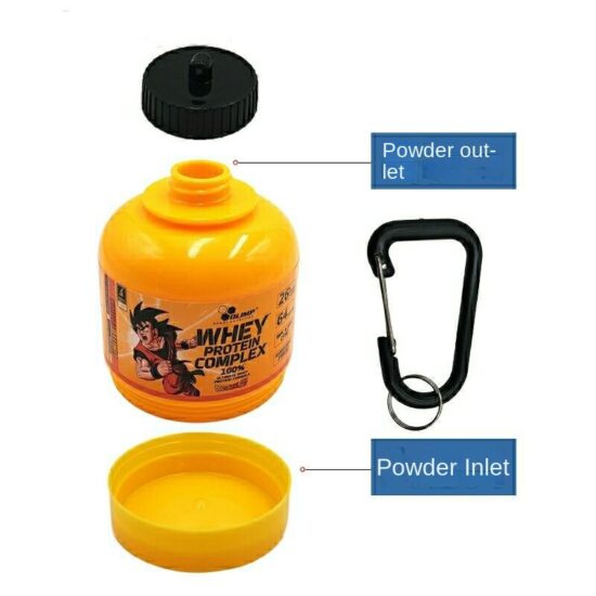 Shake Cup Dragon Ball Goku Plastic Creative Sports Fitness Drinking Cup Bottle Protein Powder Milkshake Mixing Cup Gift - Image 5