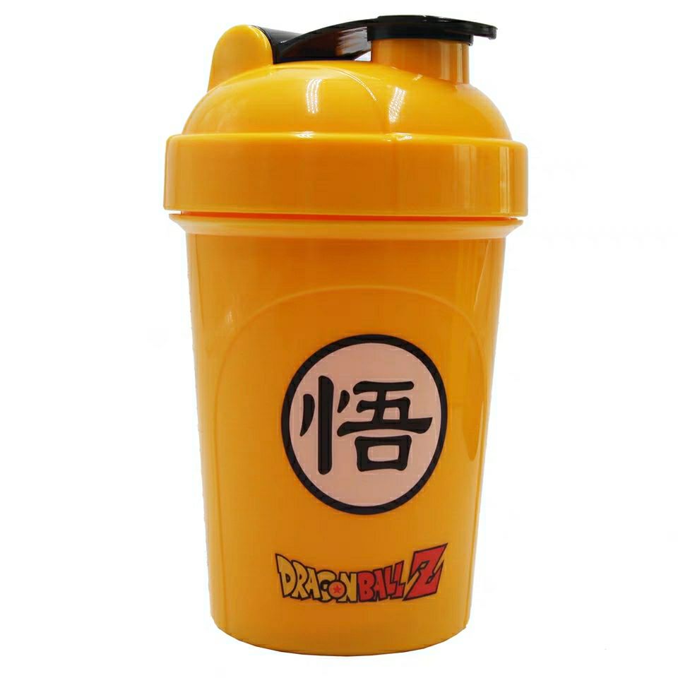 Shake Cup Dragon Ball Goku Plastic Creative Sports Fitness Drinking Cup Bottle Protein Powder Milkshake Mixing Cup Gift