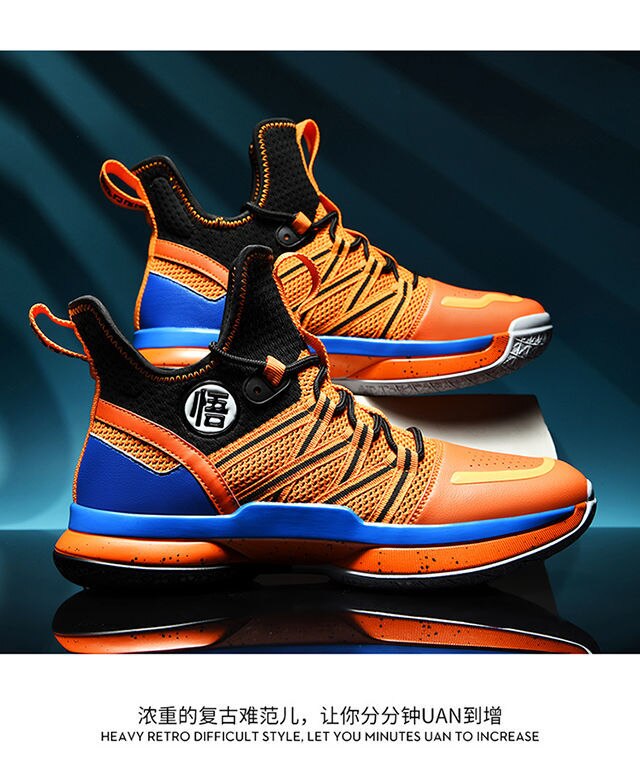Basketball shoes Anime Dragon Ball Son Goku Kakarotto men/women fashion Breathable sneakers student non-slip sports shoes