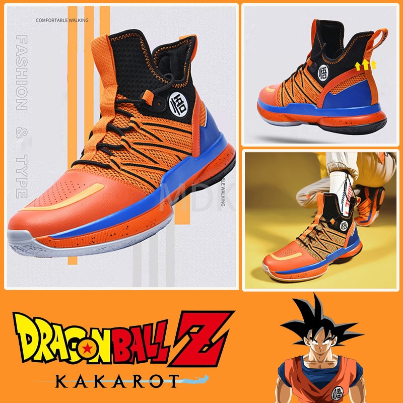 Basketball shoes Anime Dragon Ball Son Goku Kakarotto men/women fashion Breathable sneakers student non-slip sports shoes