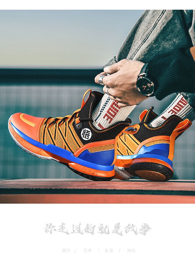 Basketball shoes Anime Dragon Ball Son Goku Kakarotto men/women fashion Breathable sneakers student non-slip sports shoes