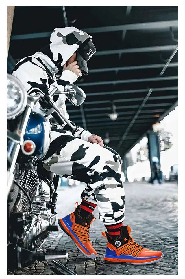 Basketball shoes Anime Dragon Ball Son Goku Kakarotto men/women fashion Breathable sneakers student non-slip sports shoes