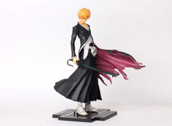 Figure Anime Bleach Kurosaki Ichigo PVC Collectible Model Doll Toy 33CM Deluxe Edition - Image 2