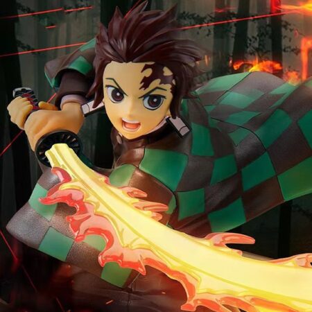 Figure Anime Demon Slayer Kamado Tanjirou 16cm Action Kimetsu No Yaiba Model Statue Collectible PVC Dolls Gift