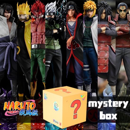 Figure Naruto Anime Blind Box Lucky Box Figure Sasuke Itachi Kakashi Mystery Box Anime Best Gift